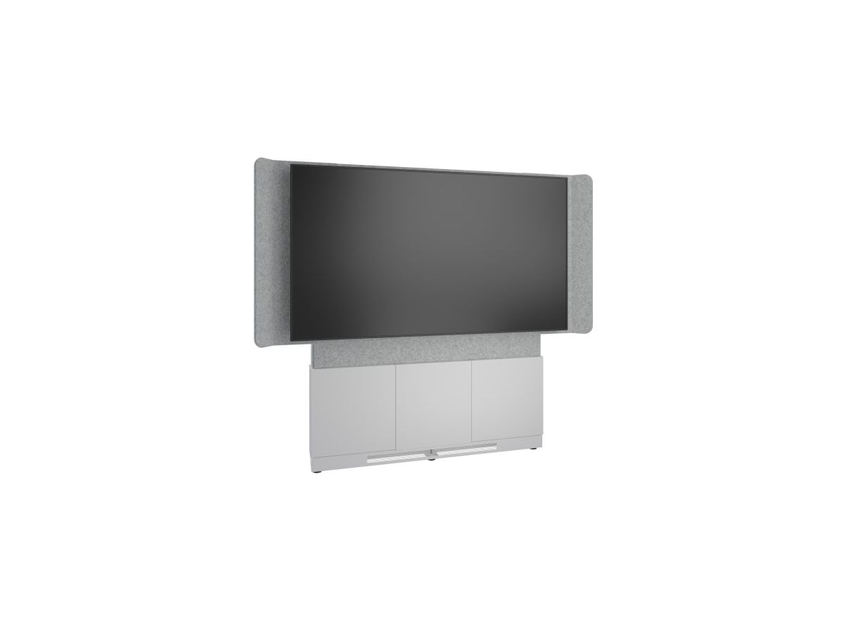 Middle Atlantic Products FM-DS-6675FW-FD8W support pour téléviseur 2,54 m (100") Gris, Argent, Blanc