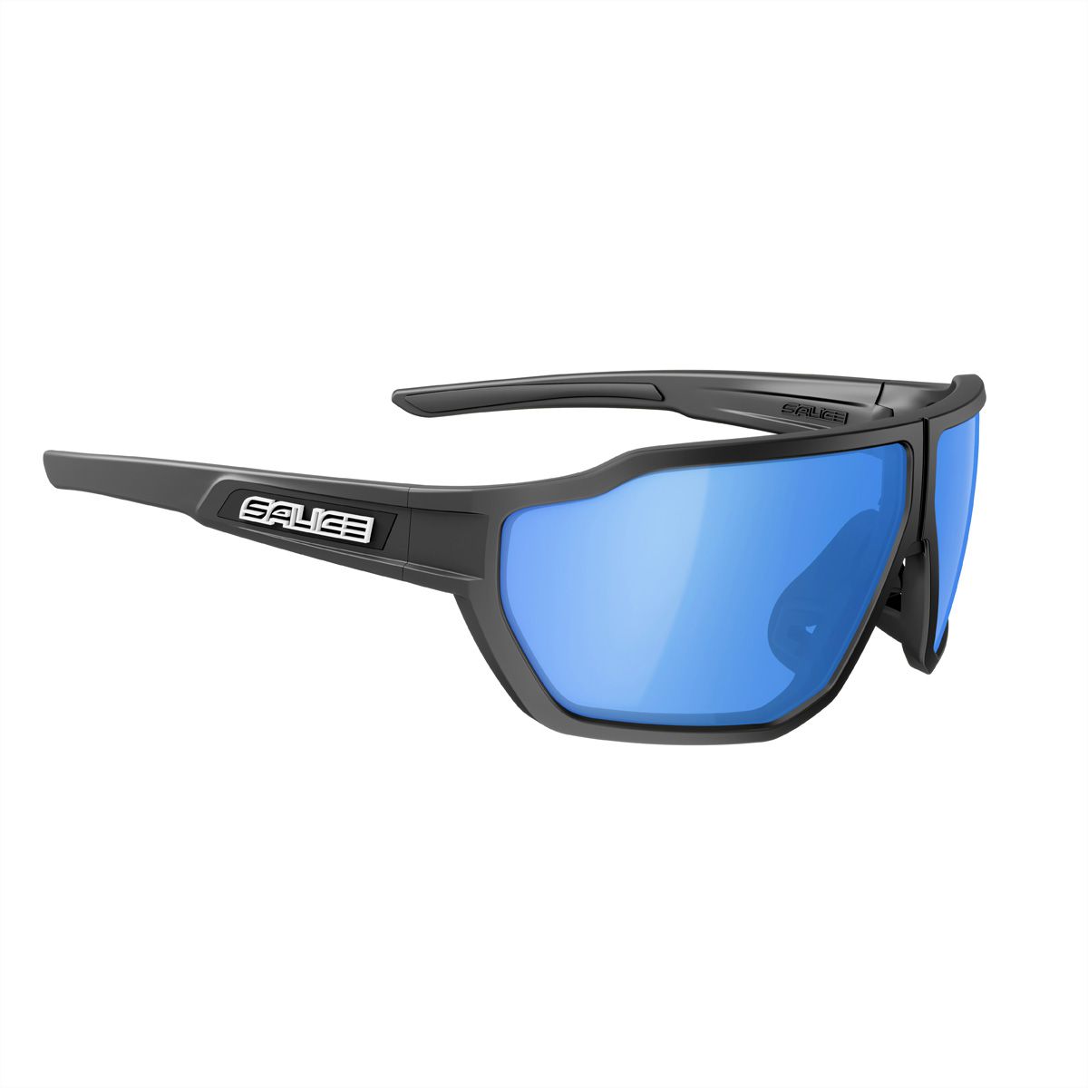 Salice Occhiali Lunettes de sports 024RW, Black / RW Blue