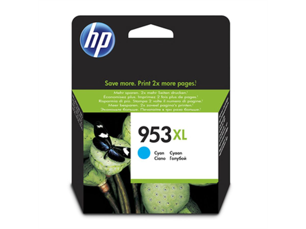 F6U16AE, Nr. 953XL, Cartouche, cyan pour HP-OfficeJet Pro 8210 / 8218