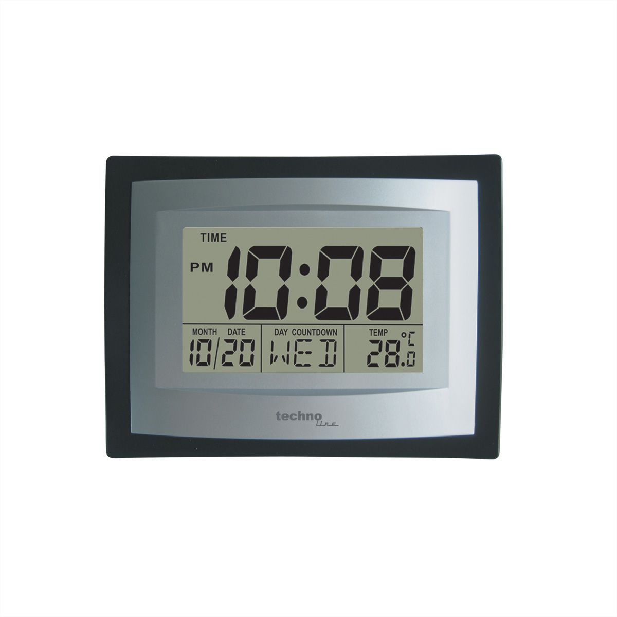 TechnoLine horloge murale WS8004 numérique