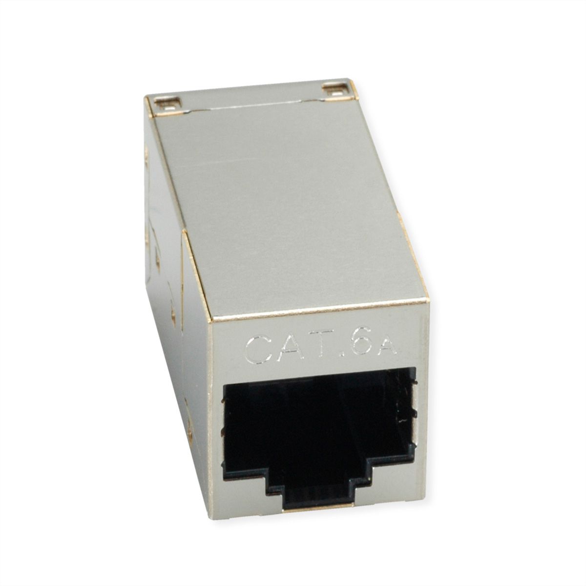 ROLINE Coupleur RJ-45 blindé, Cat.6A/Classe EA, argent