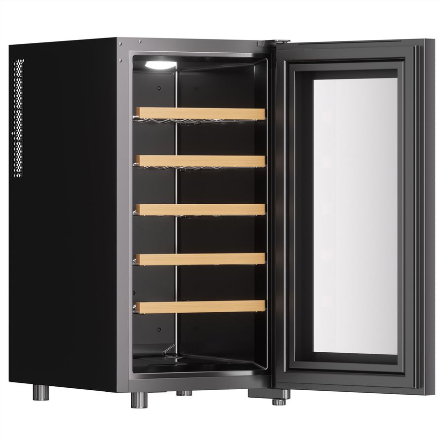 Climadiff Weinkühlschrank CUVEE18, Freistehend, 1 Zone, 18 Flaschen