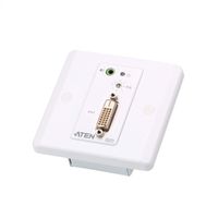 ATEN VE607 Système d'extension Cat 5 DVI/audio avec plaque murale MK