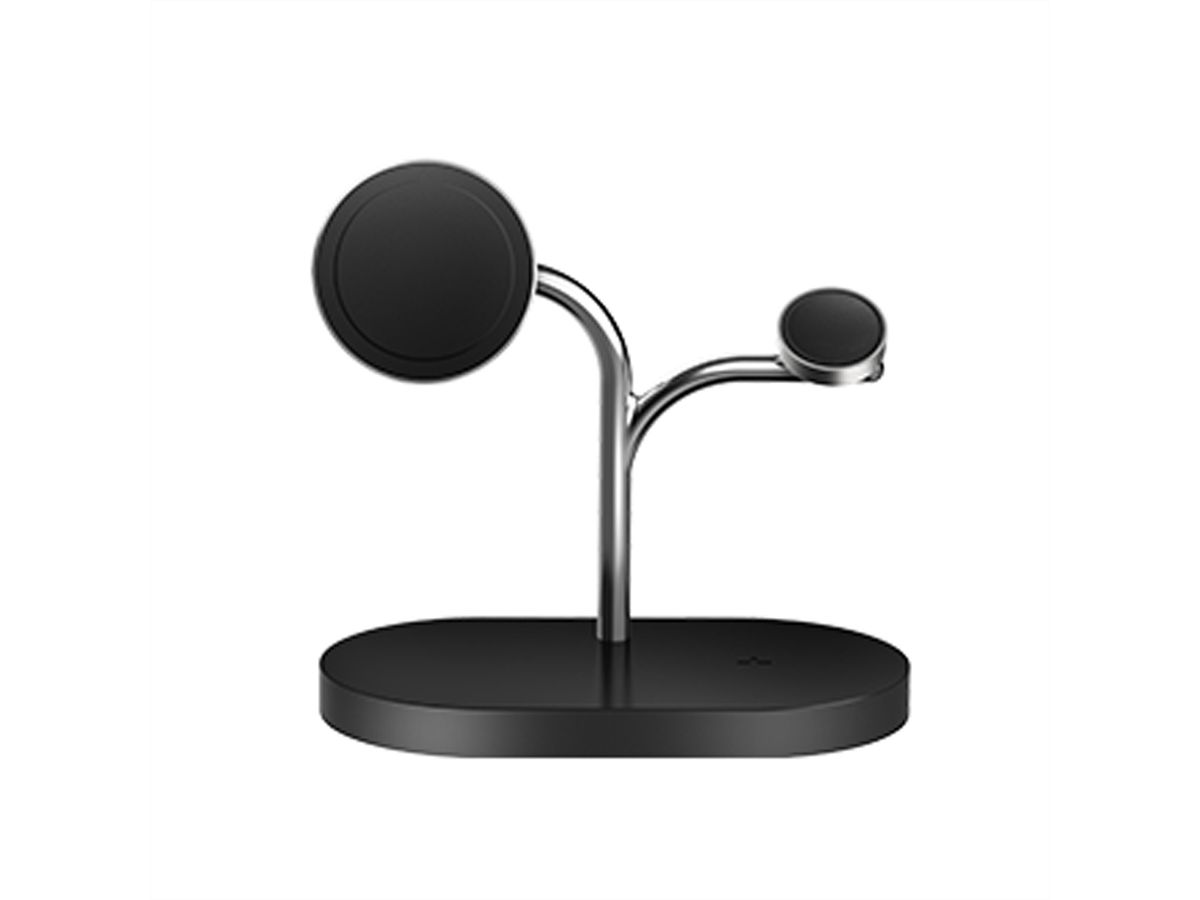 Samsung 3in1 Wireless Charger, noir, noir