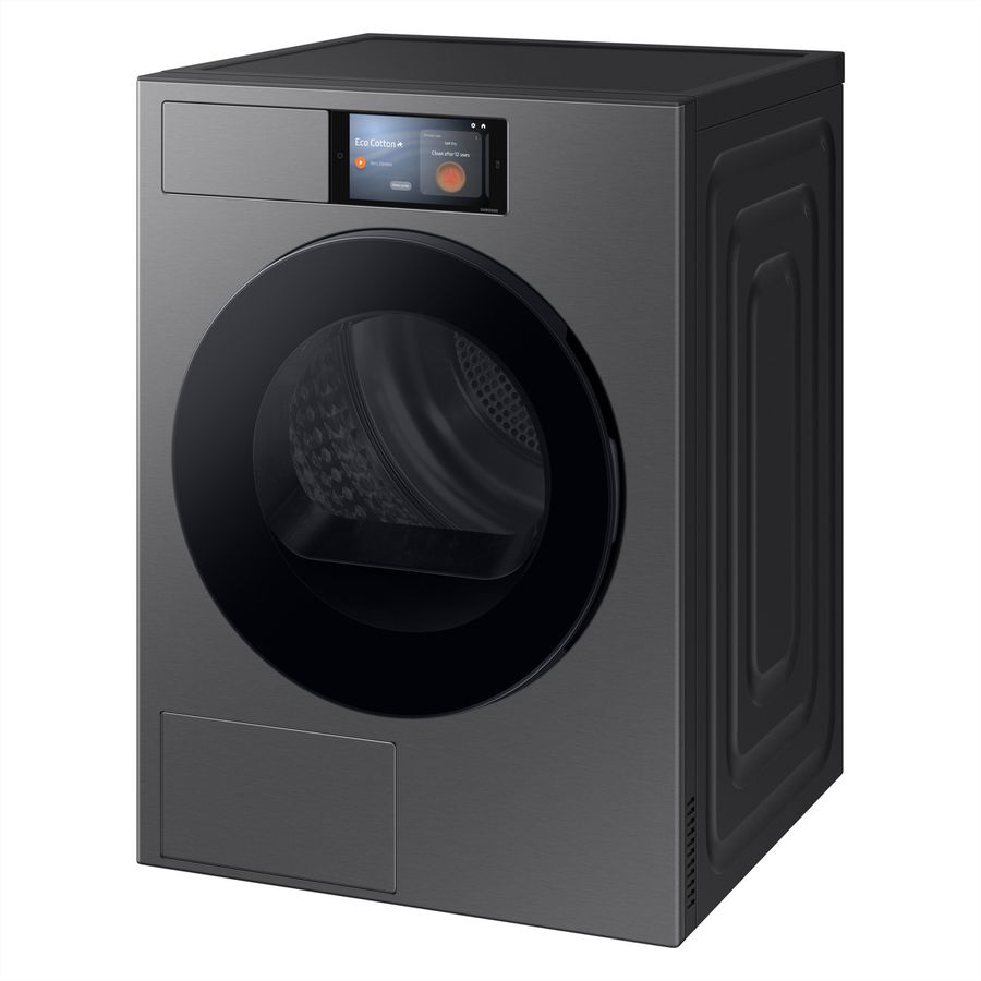 Samsung Wäschetrockner DV9000 7" Display, A, Inox schwarz