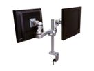 ROLINE Bras LCD double, 4 articulations, fixation sur bureau