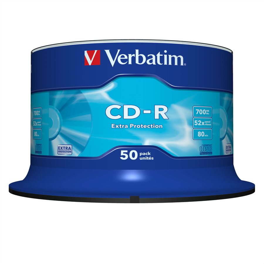 Verbatim CD-R Spindle 700MB 52x 50 Pack