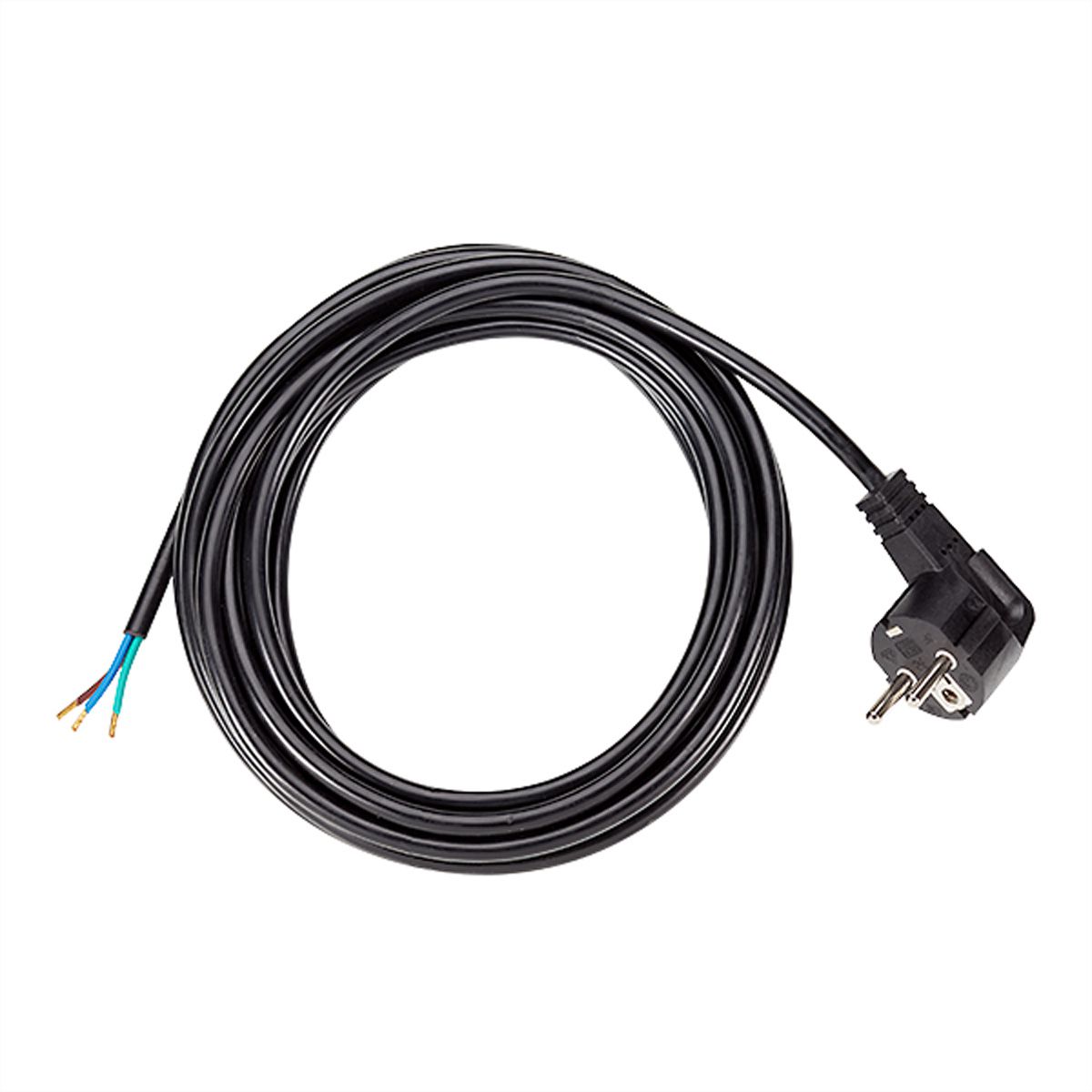 BACHMANN Câble H05VV-F 3G1,0 2m, noir, non emballé