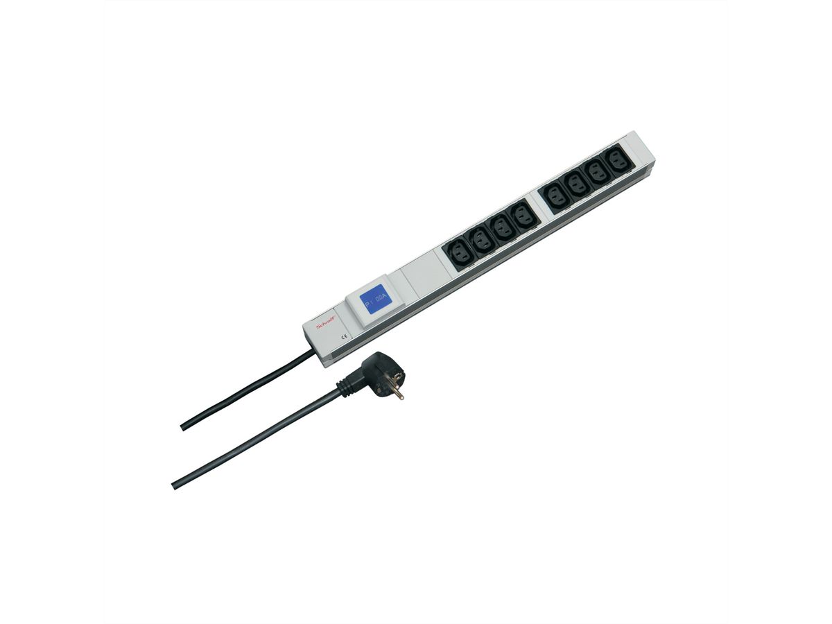 Bâti de prises SCHROFF, IEC C13, mesuré