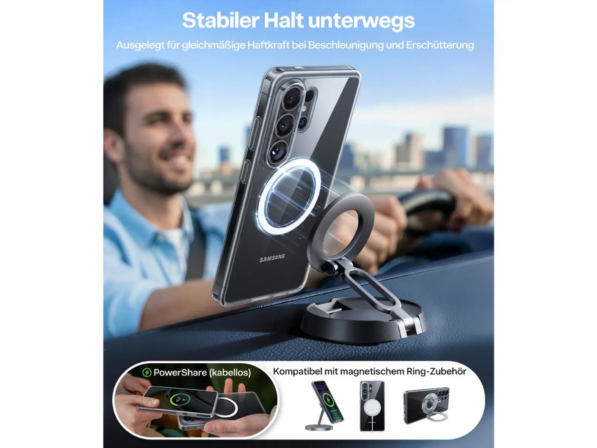 Torras Guardian Schutzhülle Galaxy S26, Ultra, MagSafe, transparent, transparent