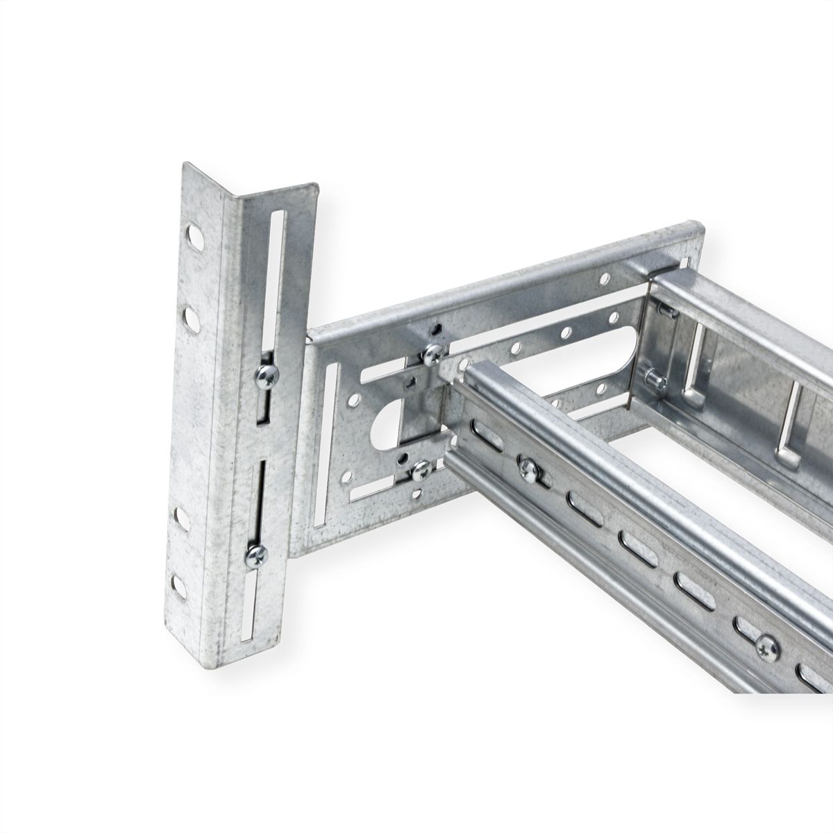 DIGITUS - Support De Rail DIN 19", Avec Rails DIN, 4U