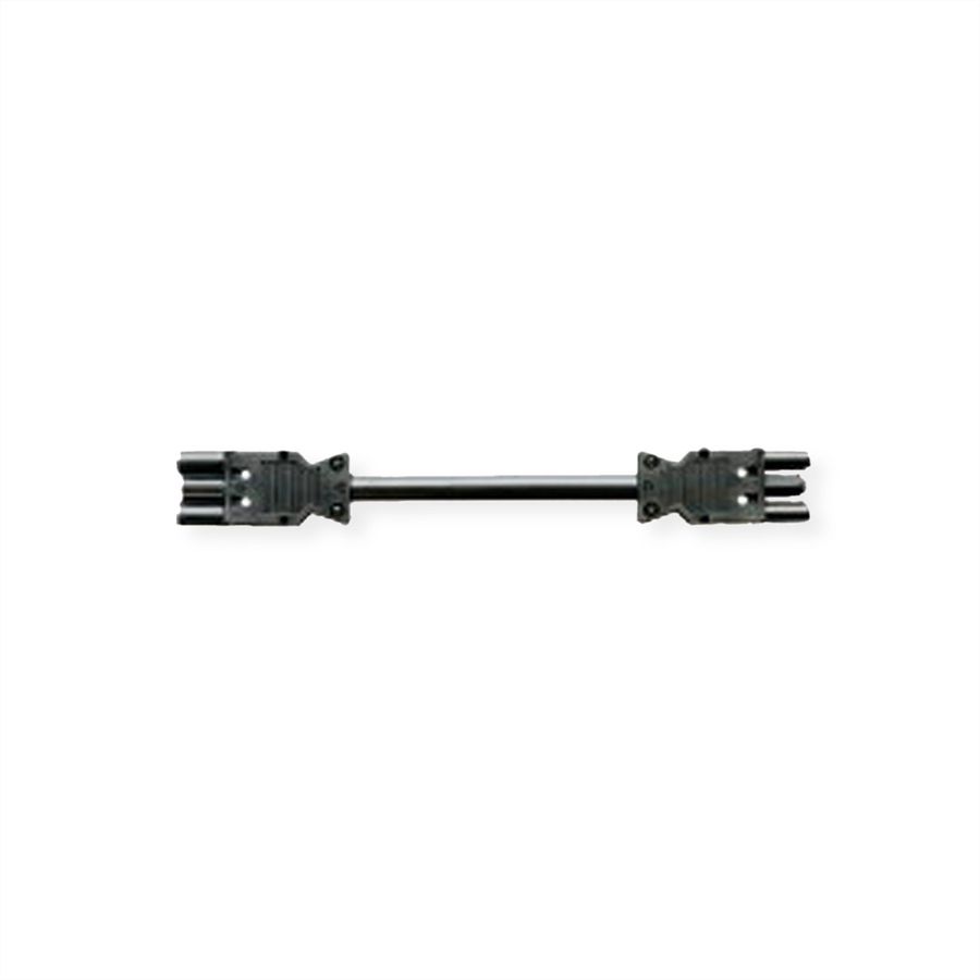 BACHMANN Câble prolongateur GST18-3 Mâle / femelle, sans halogène, noir, 0,3 m