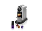 Krups Kaffeemaschine Nespresso® XN741BCH, CitiZ Silber