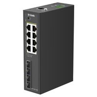 D-Link DIS-210G-12UP Switch 12 ports, Smart Managed Gigabit PoE industriel