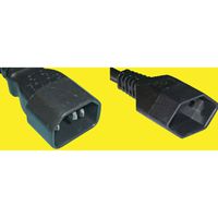 Adapter-Netzkabel IEC60320 C14 10A Stecker auf T13 Buchse 0.3m