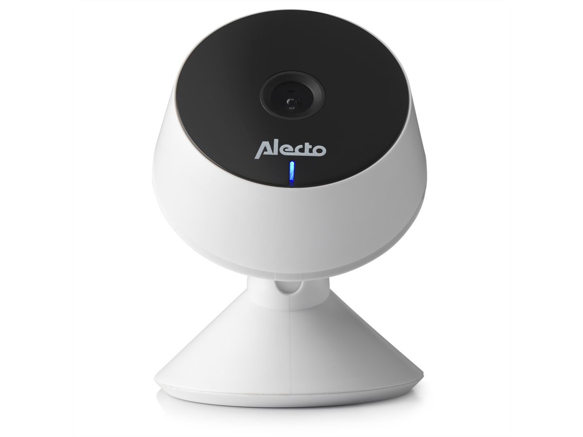 Alecto SMARTBABY5 - Babyphone Wi-Fi avec caméra, Blanc