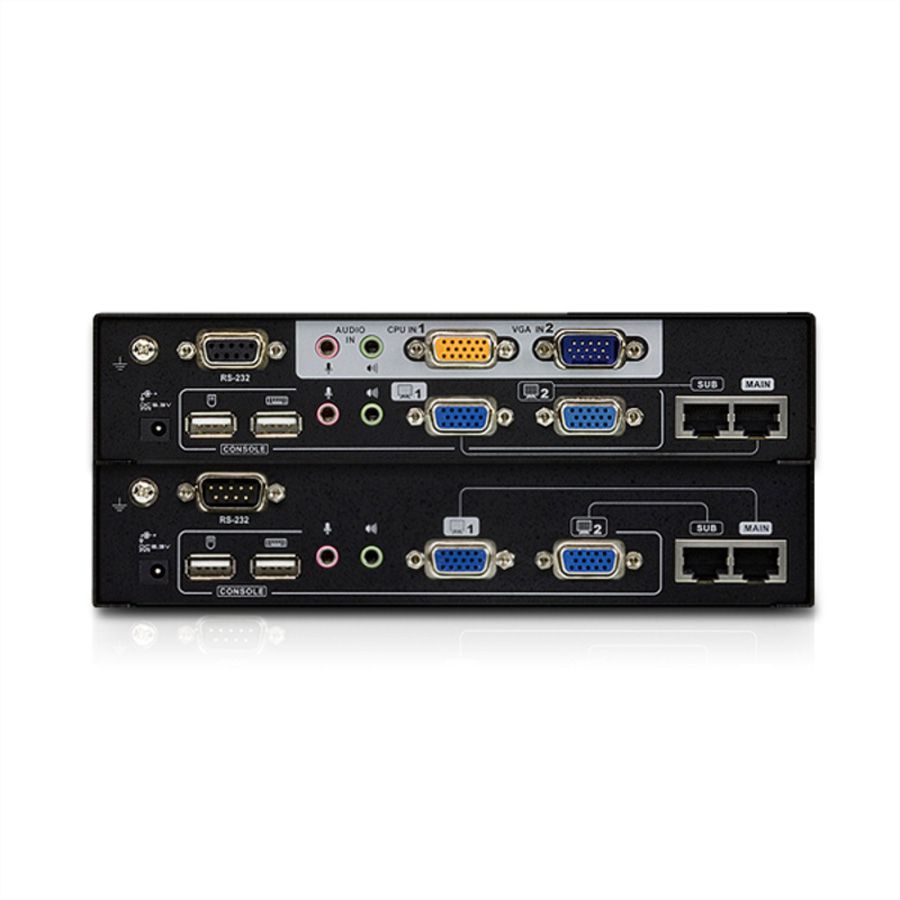 ATEN CE775 USB VGA Dual View KVM Extender