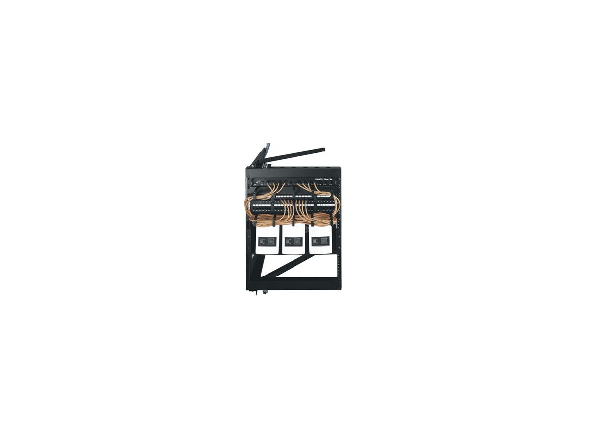 Middle Atlantic Products SFR-12-18 étagère 12U Rack monté sur le mur Noir