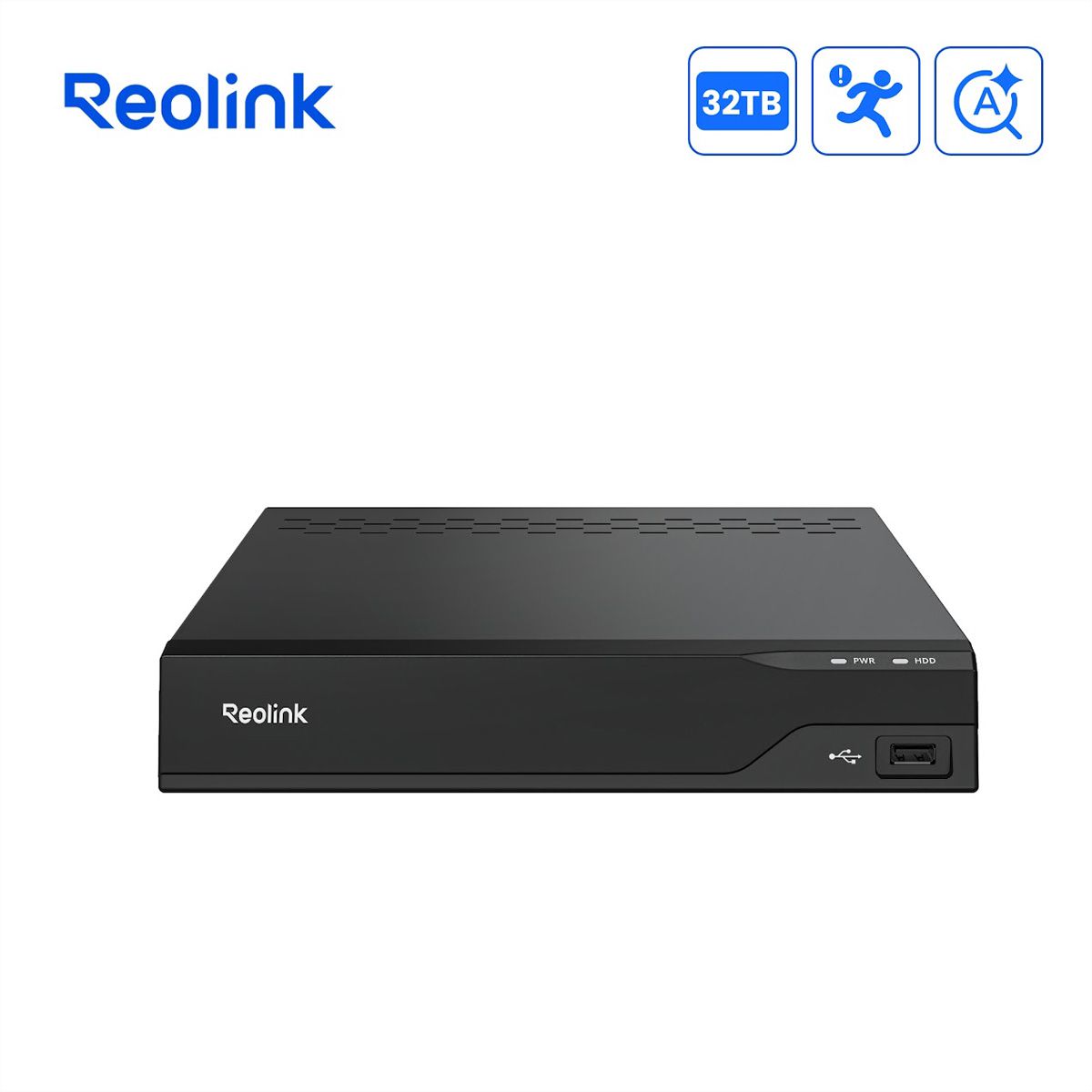 Reolink RP-PN8-NHD NVR Netzwerk-Videorekorder 12-CH, 8x PoE, 2 TB