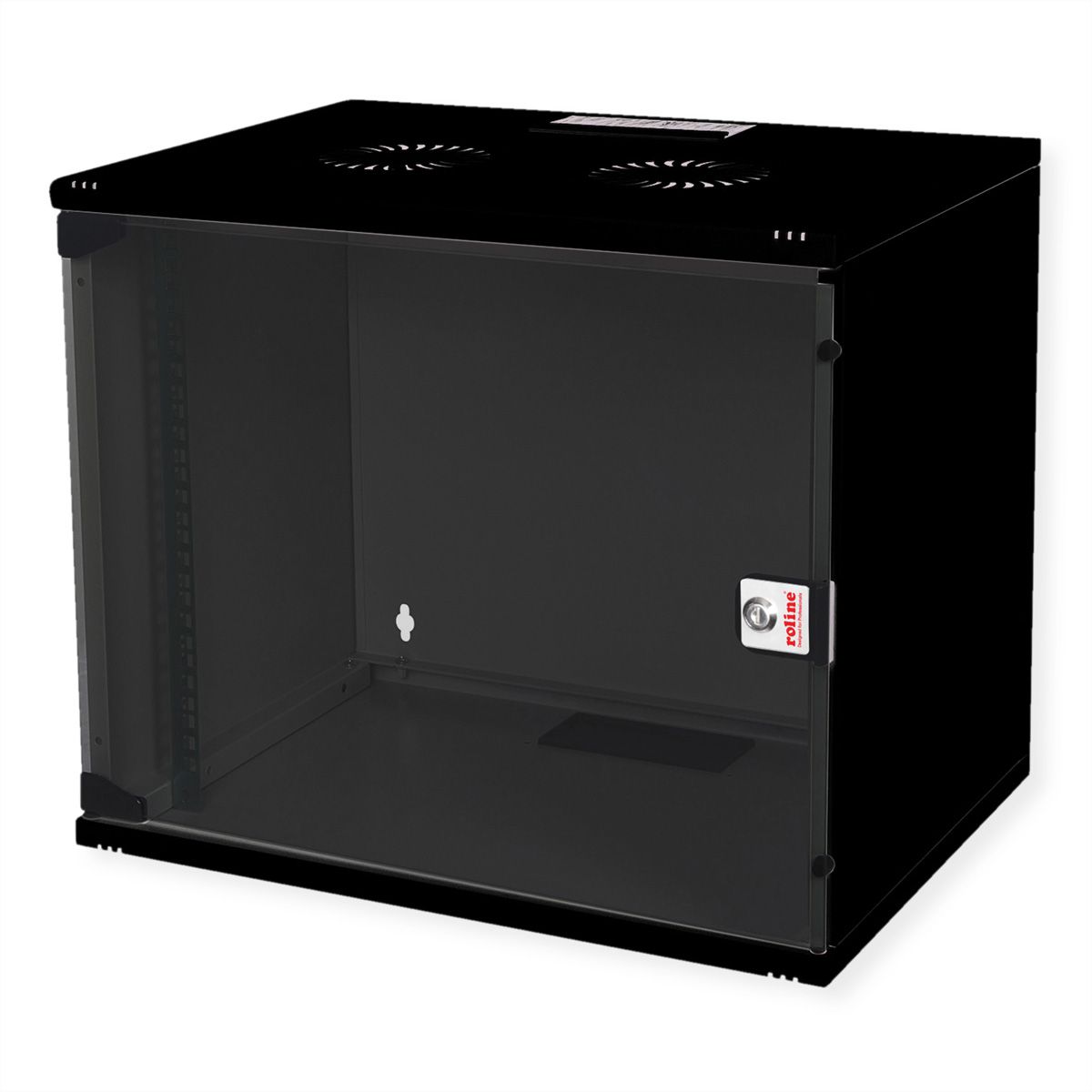 ROLINE 19-Zoll Wandgehäuse Basic 7 HE, 540x400 BxT Bausatz schwarz