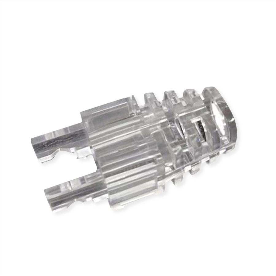 ROLINE Capuchon pour fiche RJ-45 EASY Passthrough, 10 pièces, pour connecteurs 21.17.3146/.3147, transparent