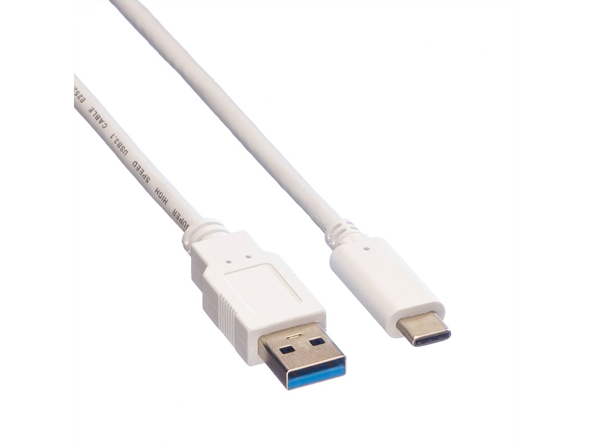 VALUE USB 3.2 Gen 1 Kabel, USB A-C, ST/ST, 0,5 m