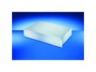 SCHROFF 19"-Kompletteinschub aus Stahlblech, Deck- und Bodenblech geschlossen - MULTIPAC 2HE 340T ALZN