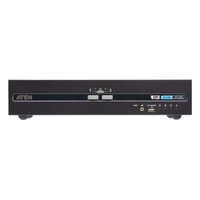 ATEN CS1142DP4C 2-Port USB DisplayPort Dual Display Secure KVM Switch, mit CAC