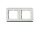 TELEGÄRTNER Cache double 151x80mm blanc alpin, G
