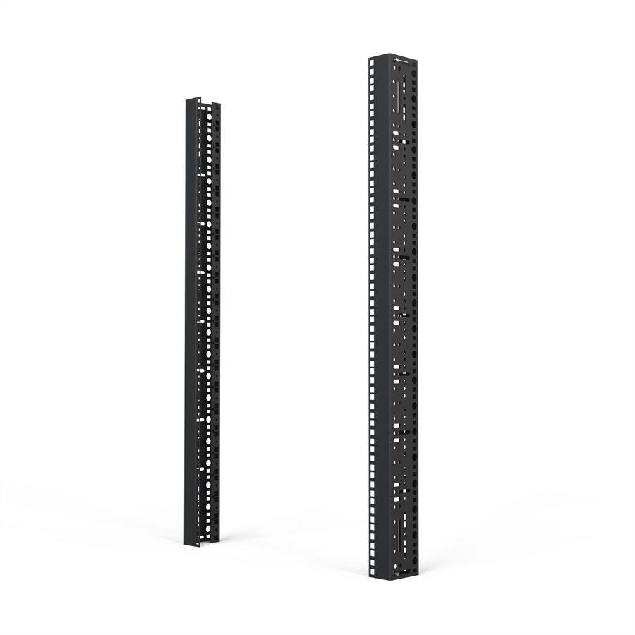 SCHROFF 19"-Winkelprofil mit Universal-Lochung (EIA), RAL 7035 - WINKELPROFIL 19"20HE 7035(2X)