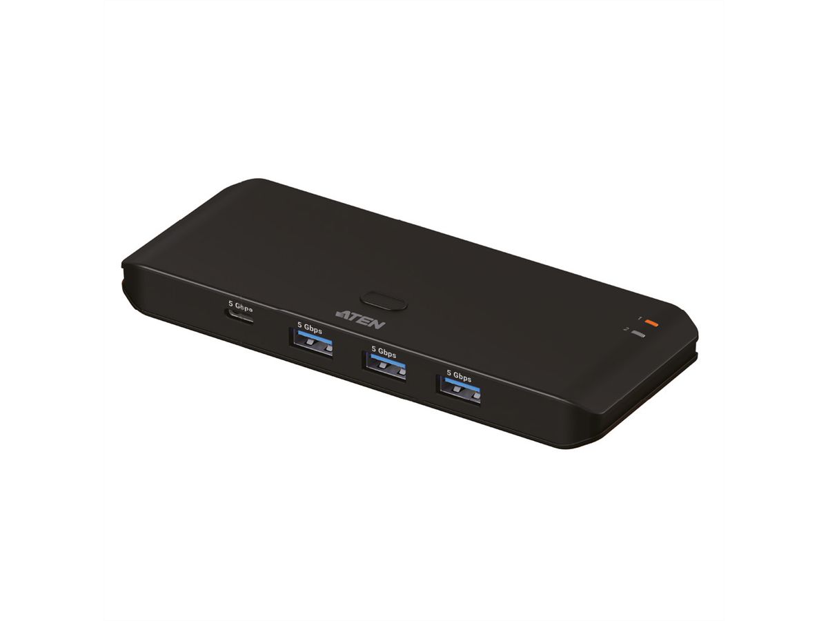 ATEN US4324 2x4-Port USB Sharing Switch, USB 3.2 Gen 1 Peripheral Sharing Switch