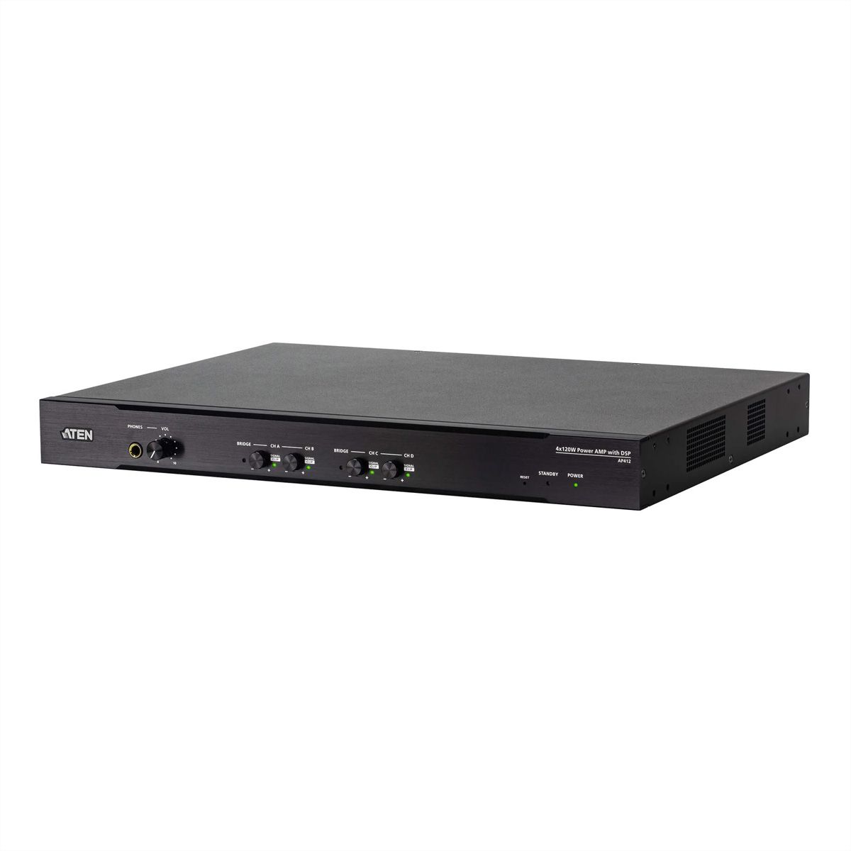 ATEN AP412 4 x 120W Leistungsverstärker mit DSP