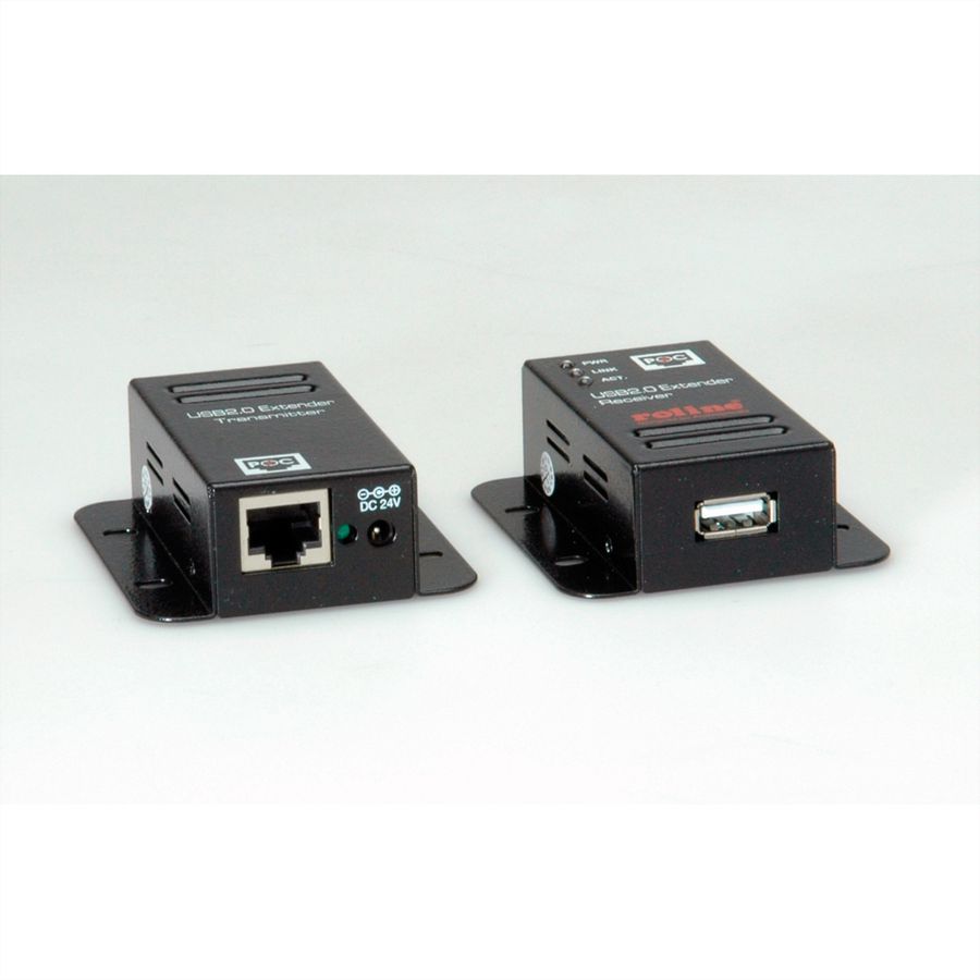 ROLINE Rallonge USB 2.0 à partir de RJ45, 1x USB, max. 50m