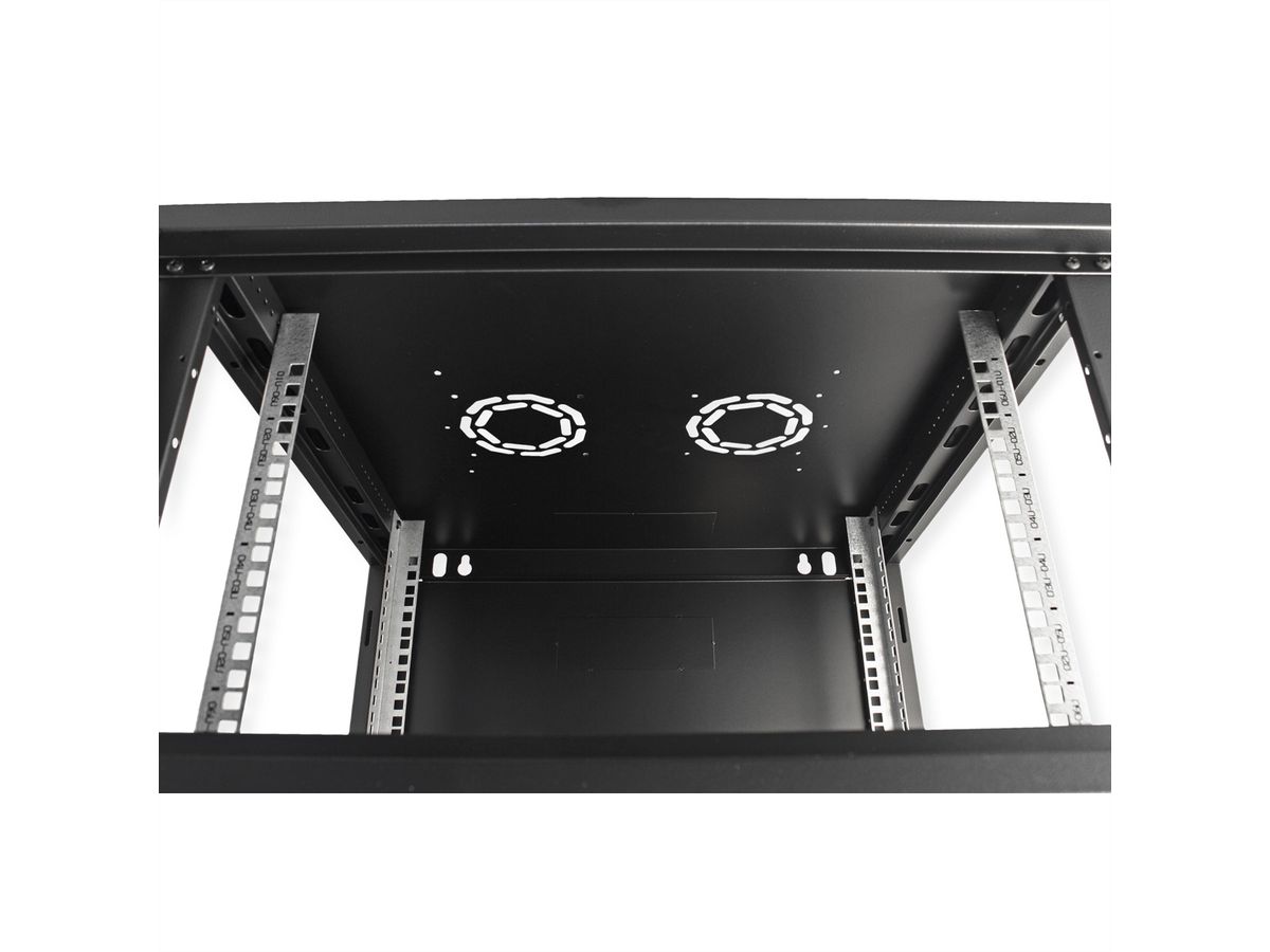 ROLINE 19" Boîtier mural Basic Plus 6U, 600x600 LxP noir