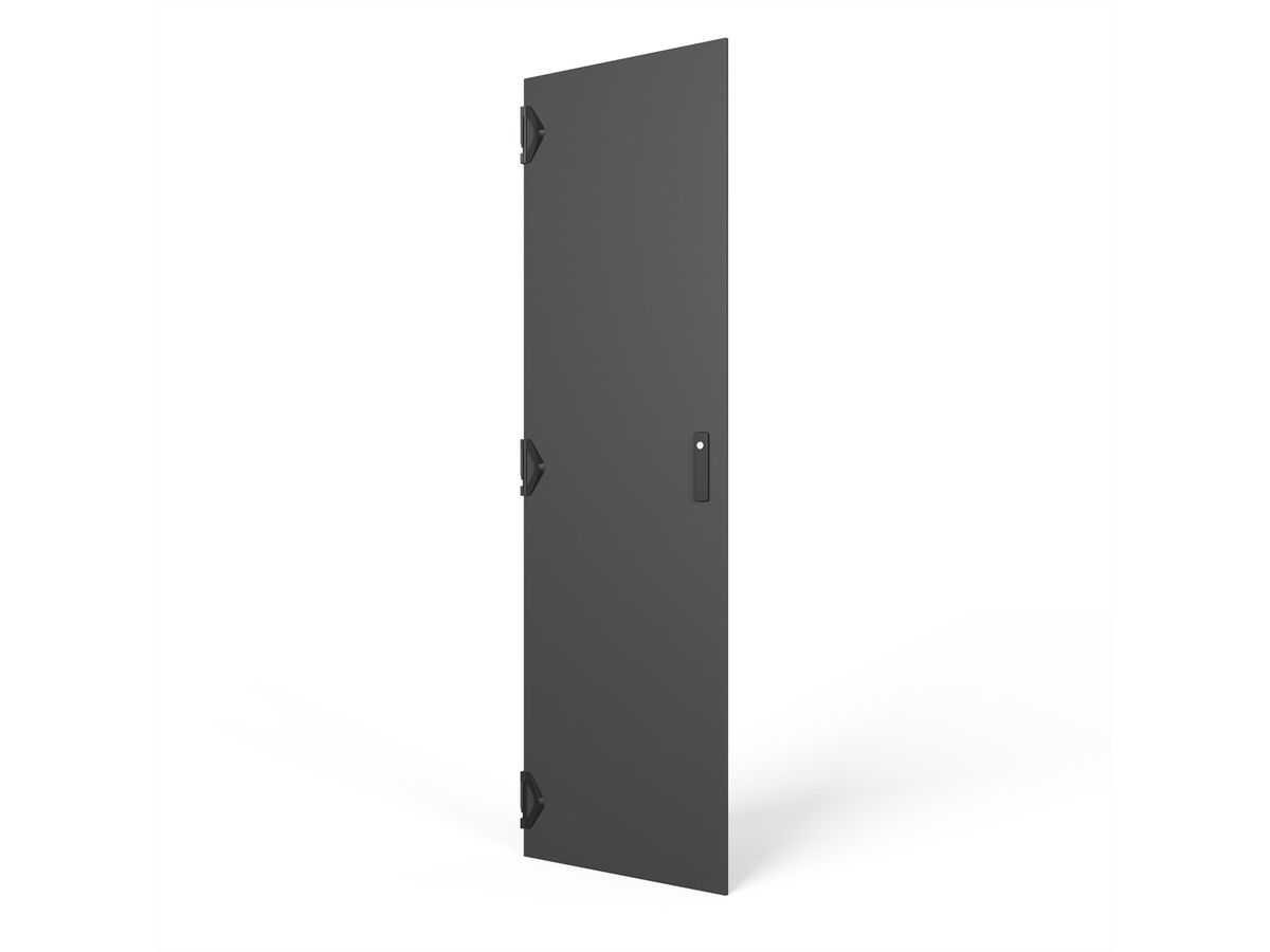 SCHROFF Porte 1200H 600L IP20 fermeture 1 point RAL7021