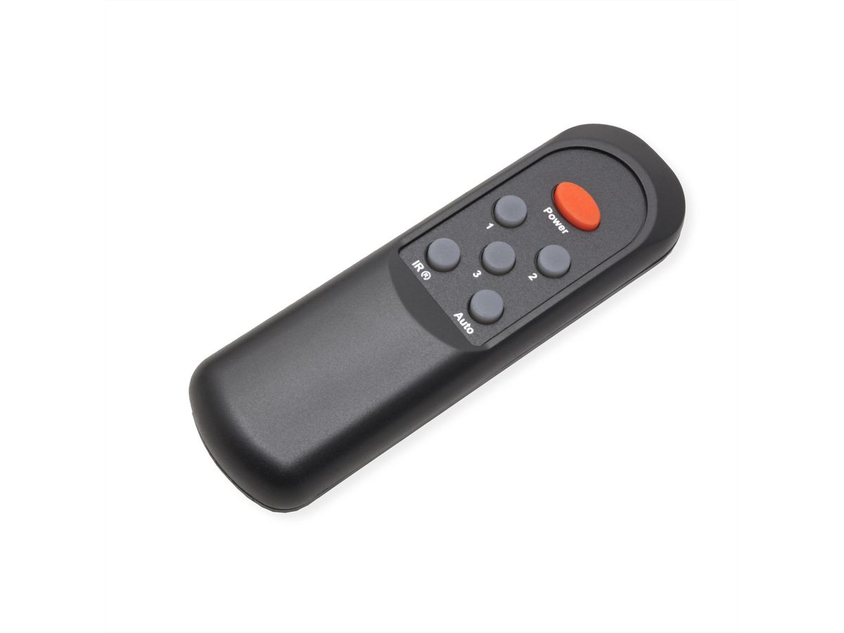 ROLINE 4K HDMI Switch, 3-fach, mit Fernbedienung