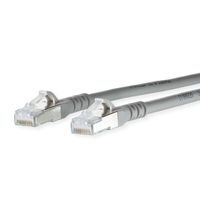 METZ CONNECT Patchkabel Cat.6A AWG 26, LSOH, grau, 6 m