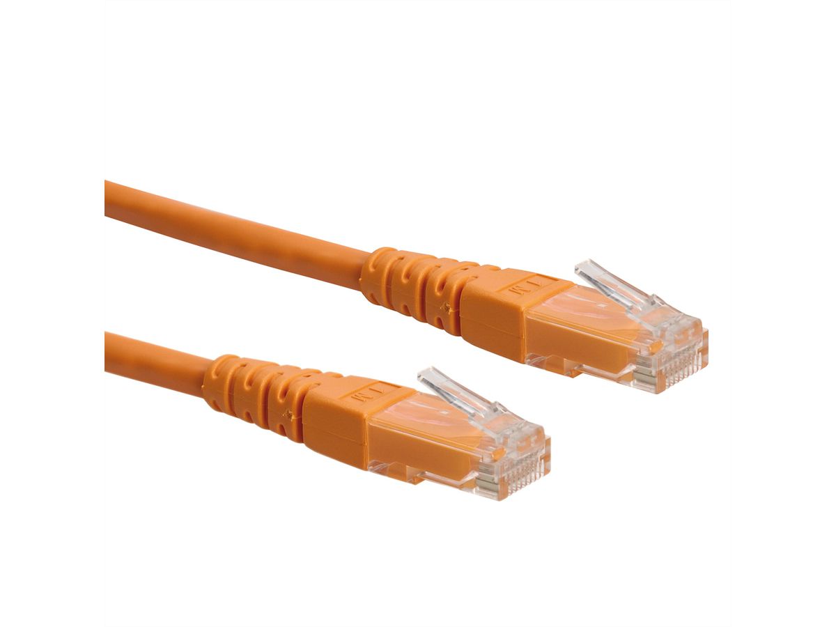 ROLINE Patchkabel Kat.6 (Class E) UTP, orange, 2 m