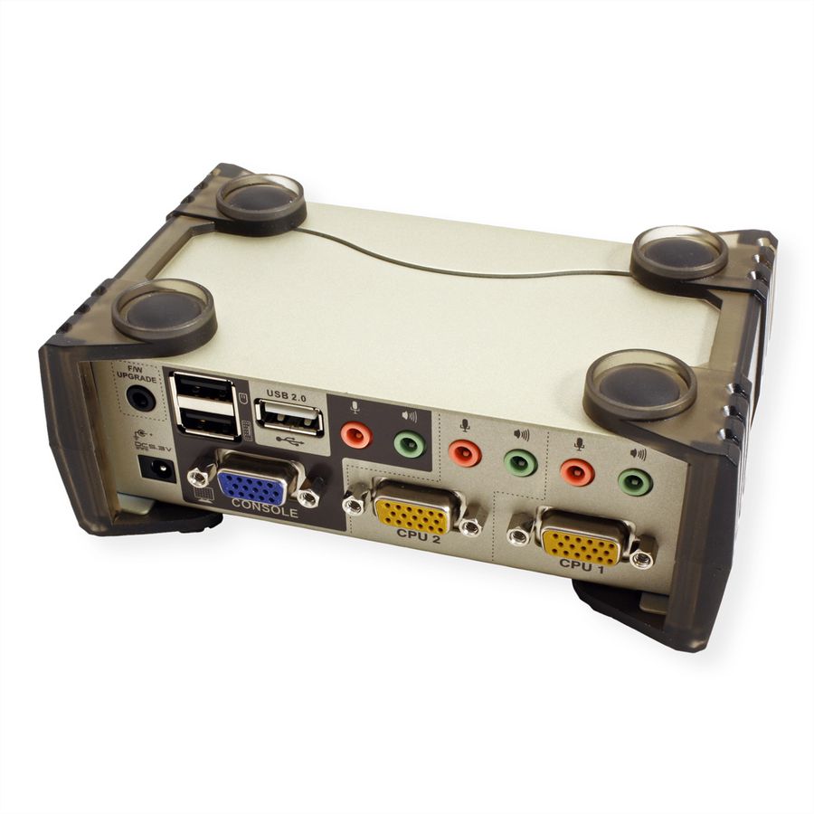 ATEN CS1732B KVM Switch VGA, PS/2-USB, Audio, USB-Hub, 2 Ports