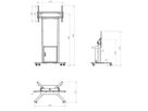 Hagor Système de levage Twin Lift M-B, mobile, réglage en hauteur motorisé