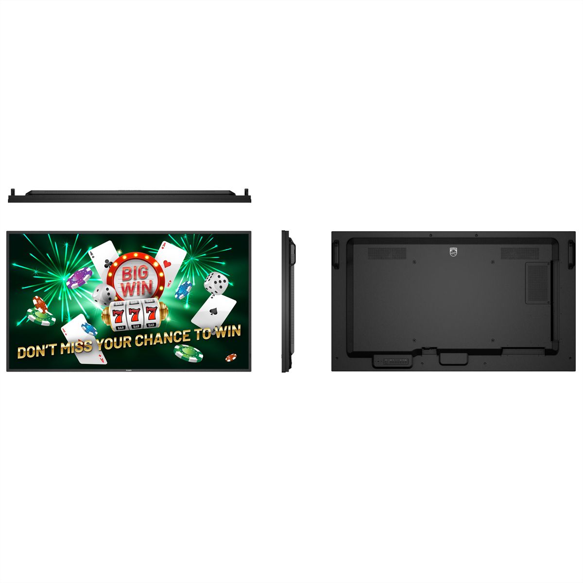 Philips Signage Display 55BDL6017P/00, 55", UHD, 24/7, 800cd/m², 25% Haze