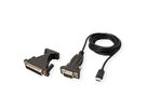 VALUE USB - Seriell Konverter-Kabel, Typ C - RS232, schwarz, 1,8 m