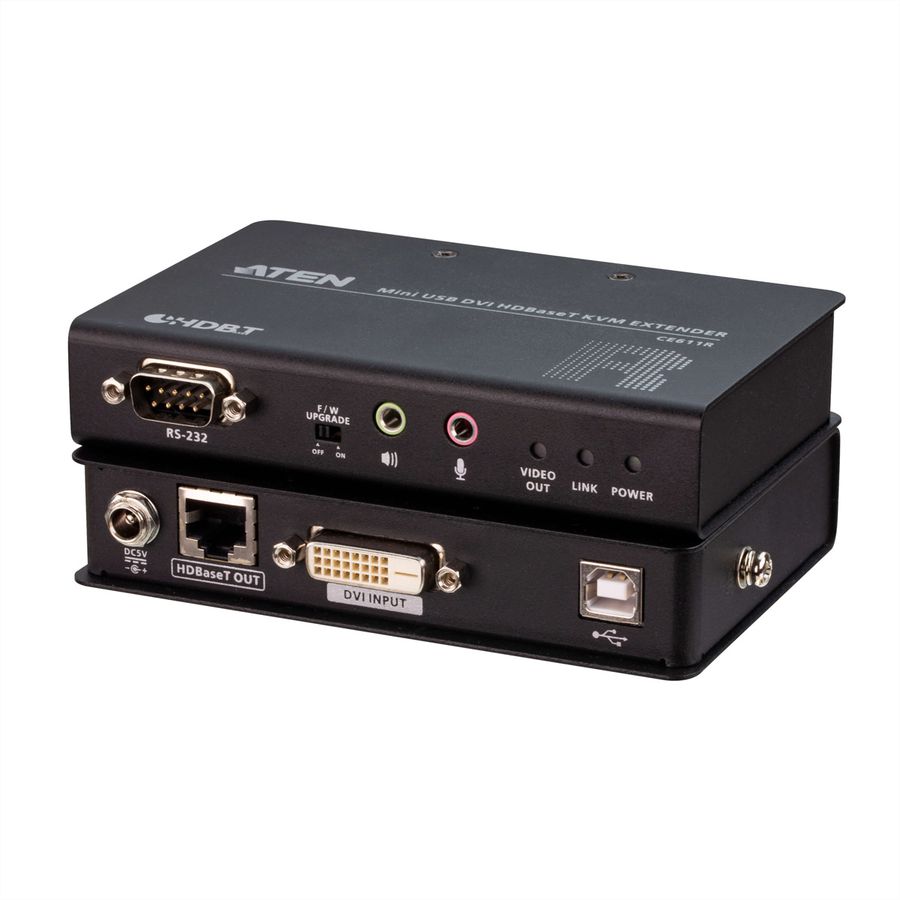 ATEN CE611 Mini USB HDBaseT DVI KVM Extender