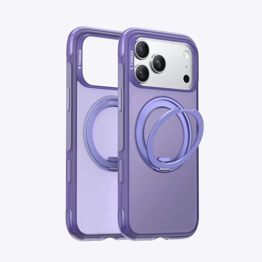 Torras Ostand O3 Air Case, iPhone 17 Pro Max, pourpre
