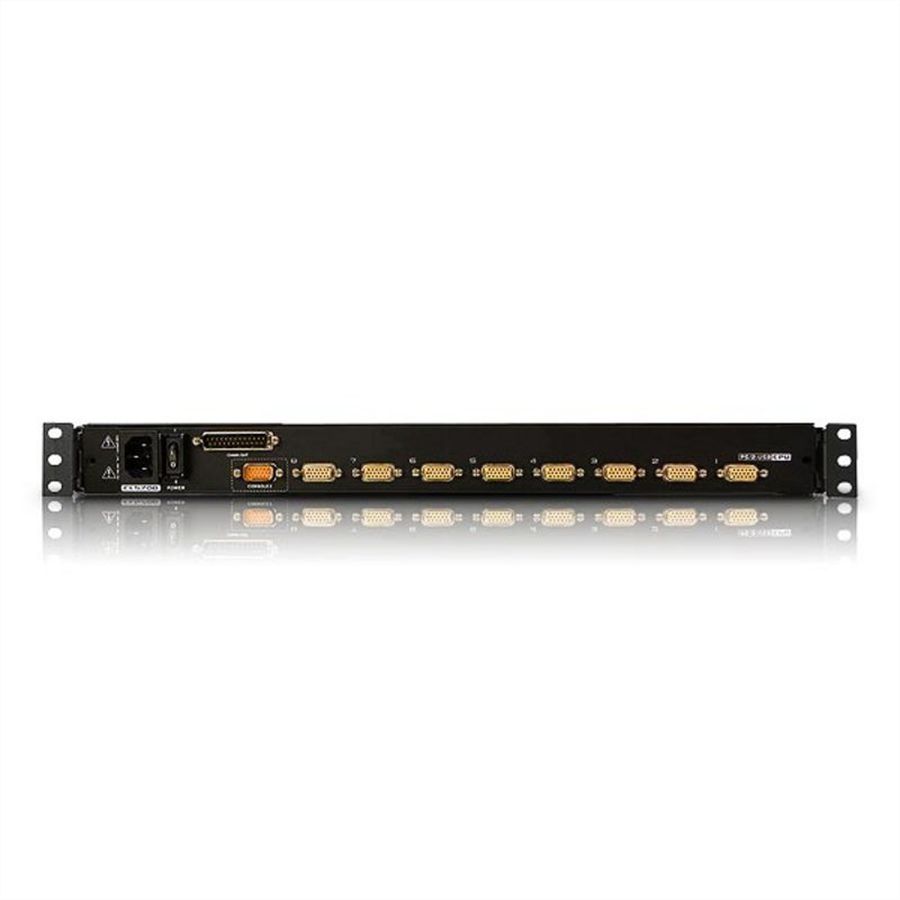 ATEN CL5708N 48cm-LCD KVM Switch, USB-PS/2,VGA, 8Ports, DE-Layout