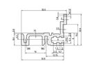 SCHROFF Typ H-MZ stabil, mit Z-Schiene - MODULSCH. HINTEN 63TE H MZ