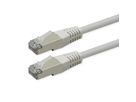 ROLINE Cordon Cat.6 (Classe E), PoE, S/FTP (PiMF) , blanc, 0,3 m