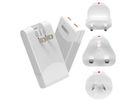 Steffen Reiseladeadapter World PD 65W, 2xUSB-C, max. 5A weiss