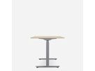 WRK21 Schreibtisch Smart 140 x 80 cm, Höhenverstellbar, Mandal Ahorn / Grau