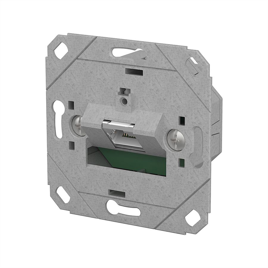METZ CONNECT E-DAT C6A LSA++ Dose, 1 Port, UP0, metallisch